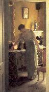 Paxton, William McGregor The Other Room Spain oil painting artist